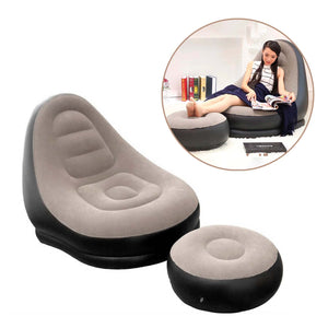 Sillon Inflable Reclinable Cómodo y Portátil